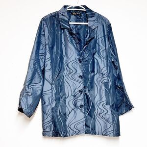 NWT LIV BY HABITAT CLOTHES WOMENS BOYFRIEND CRINKLE JACKET Sz L/XL